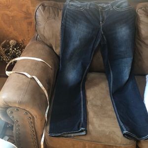 Silver suki jeans worn 1x